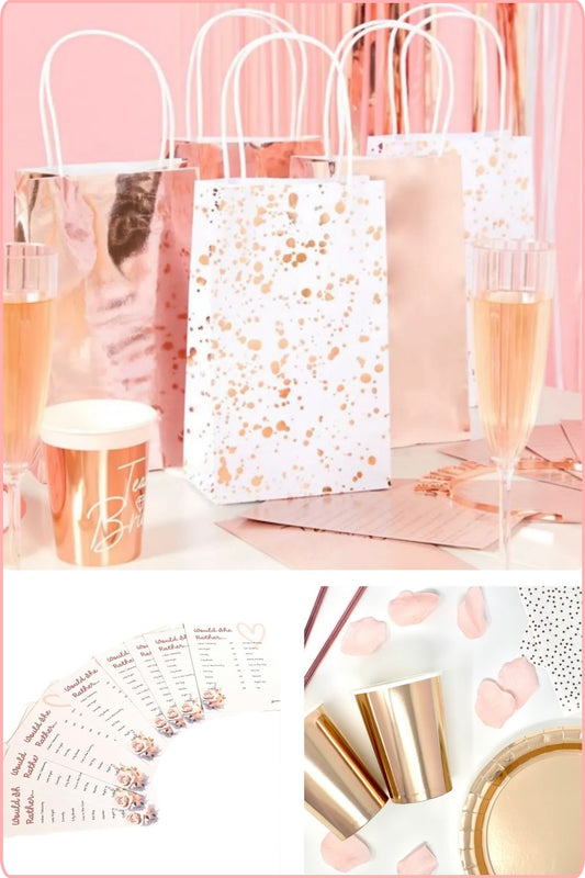 Rose Gold Party Guest Kit (for 8)