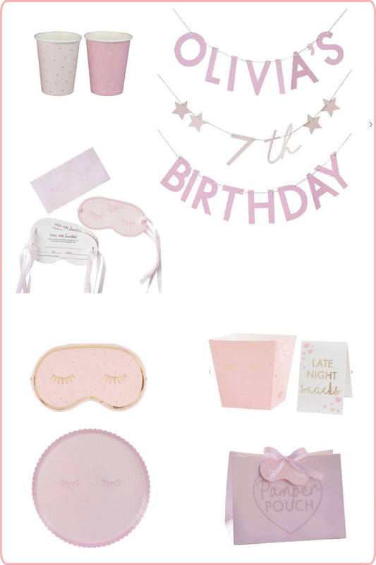 Personalisable Pamper Party Kit